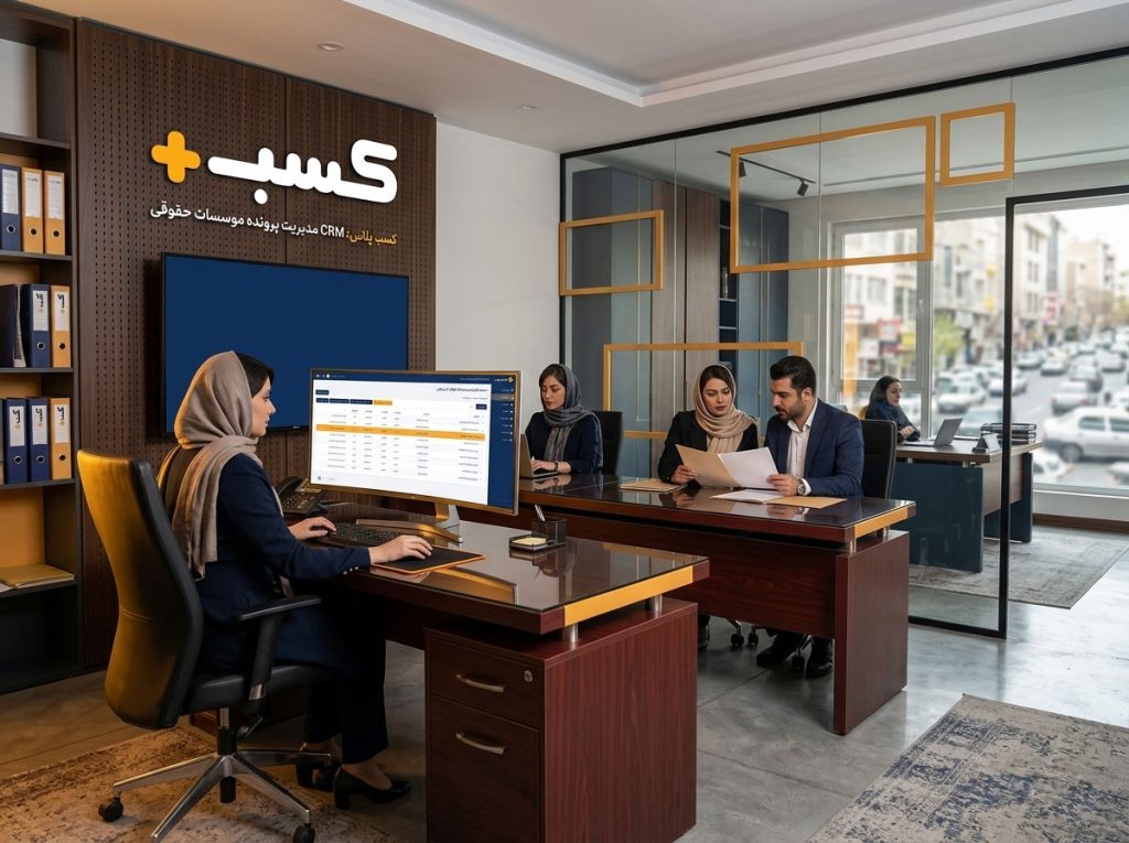 CRM موسسات حقوقی کسب‌پلاس